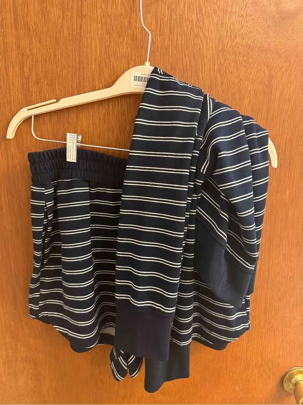 Striped Navy Women's Set